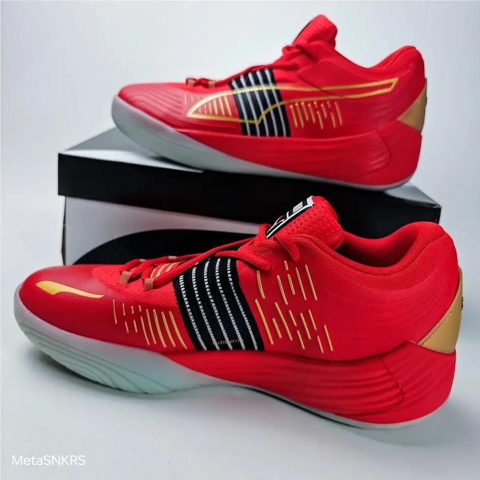 Puma shoes - PUMA Fusion Nitro - Fusion Nitro - 195587-04 - High Risk Red/ Puma Team Gold 7