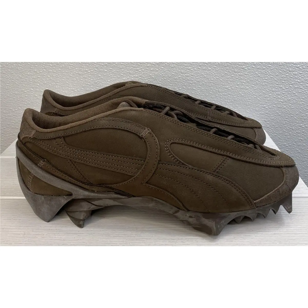 No Faith Studios x  Beisser Men`s Size 10 Chocolate Nubuck Leather Sneakers by Puma