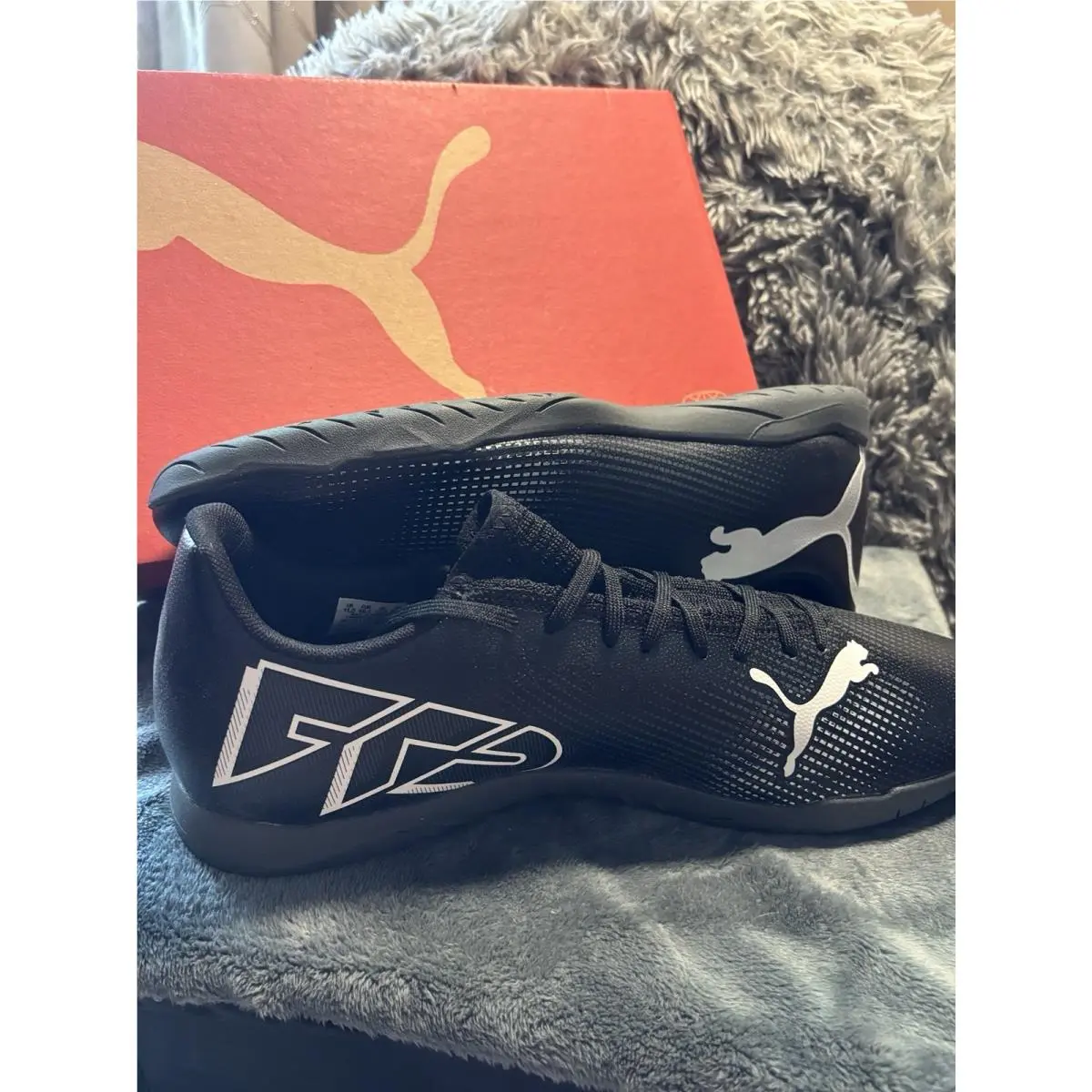 Puma shoes - Puma Future 7 Play IT Jr 107739 football shoes - 107727 02 - Black 0