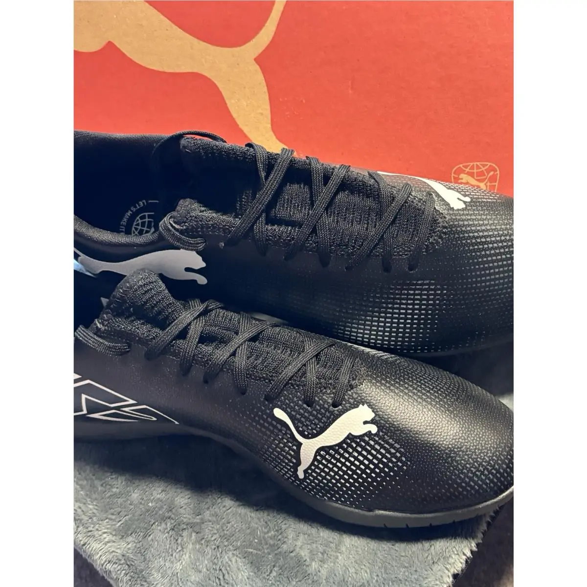 Puma shoes - Puma Future 7 Play IT Jr 107739 football shoes - 107727 02 - Black 2