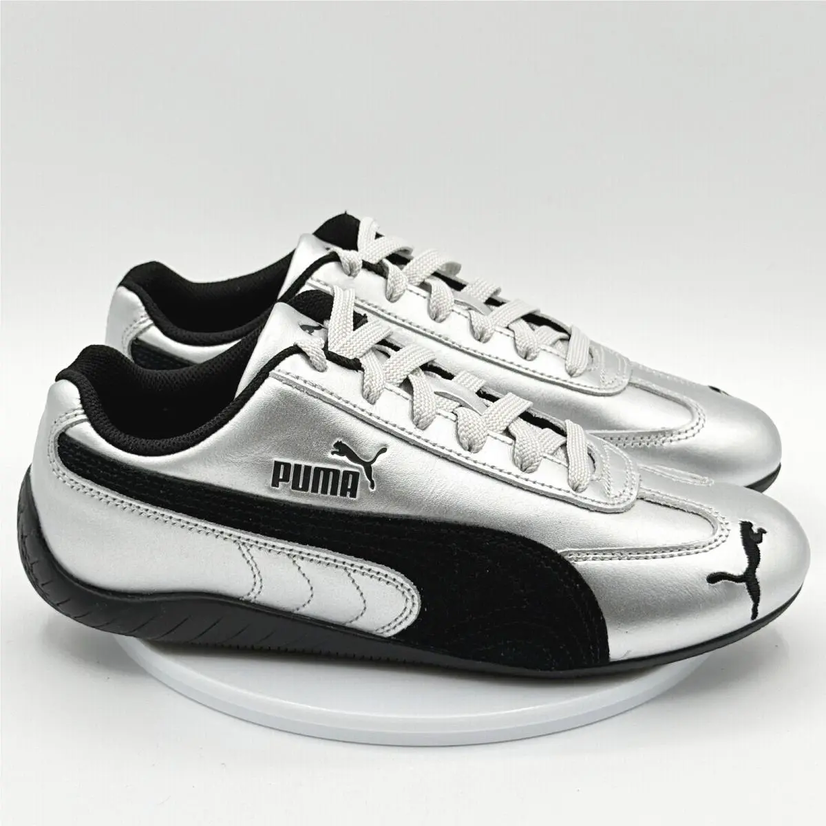 Speedcat Metallic Silver / Size 7 Womens / 405357-01 by Puma