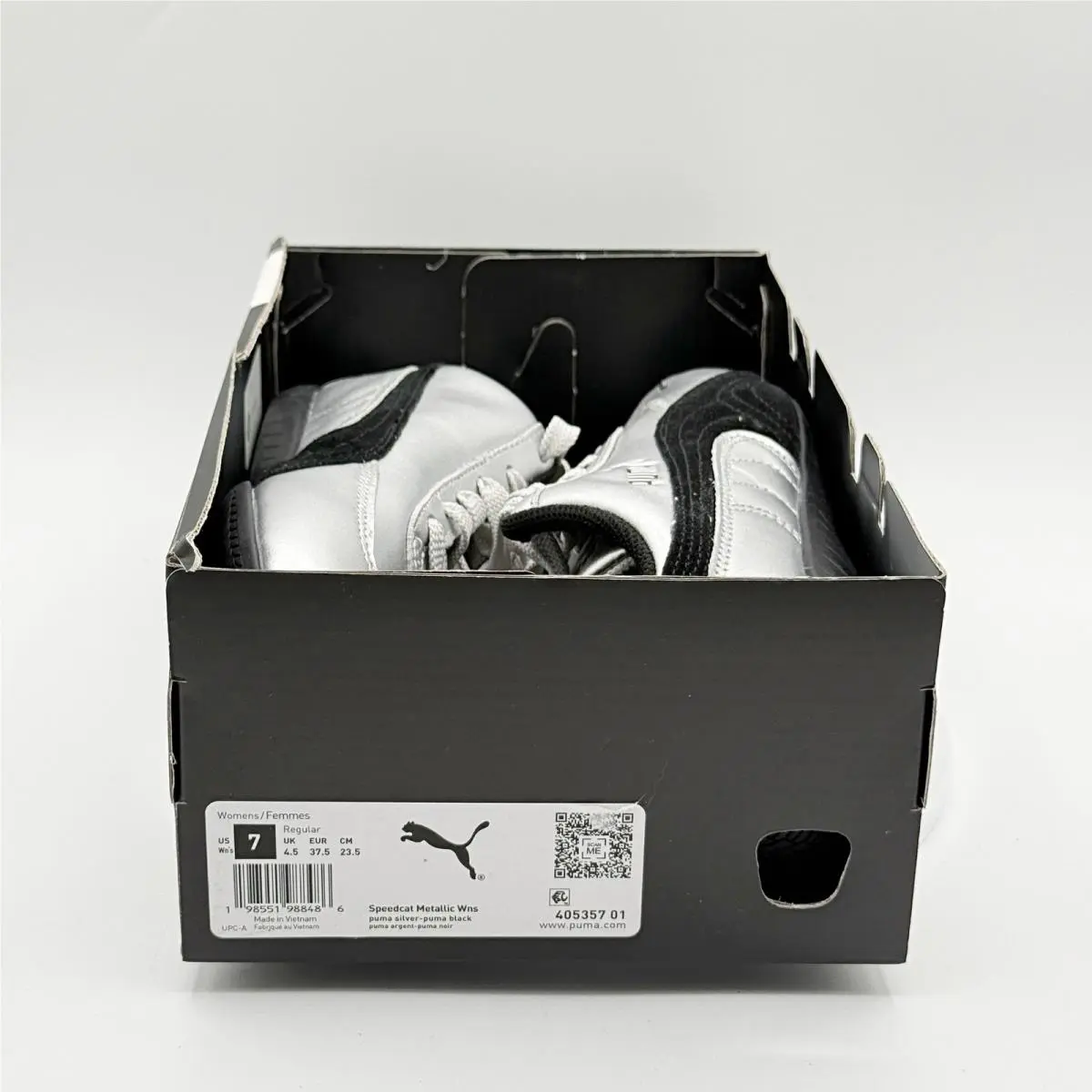 Puma shoes - Speedcat Metallic Wns - Speedcat Metallic Wns - 405357 01 - Silver (UPC: 198551988486) 0