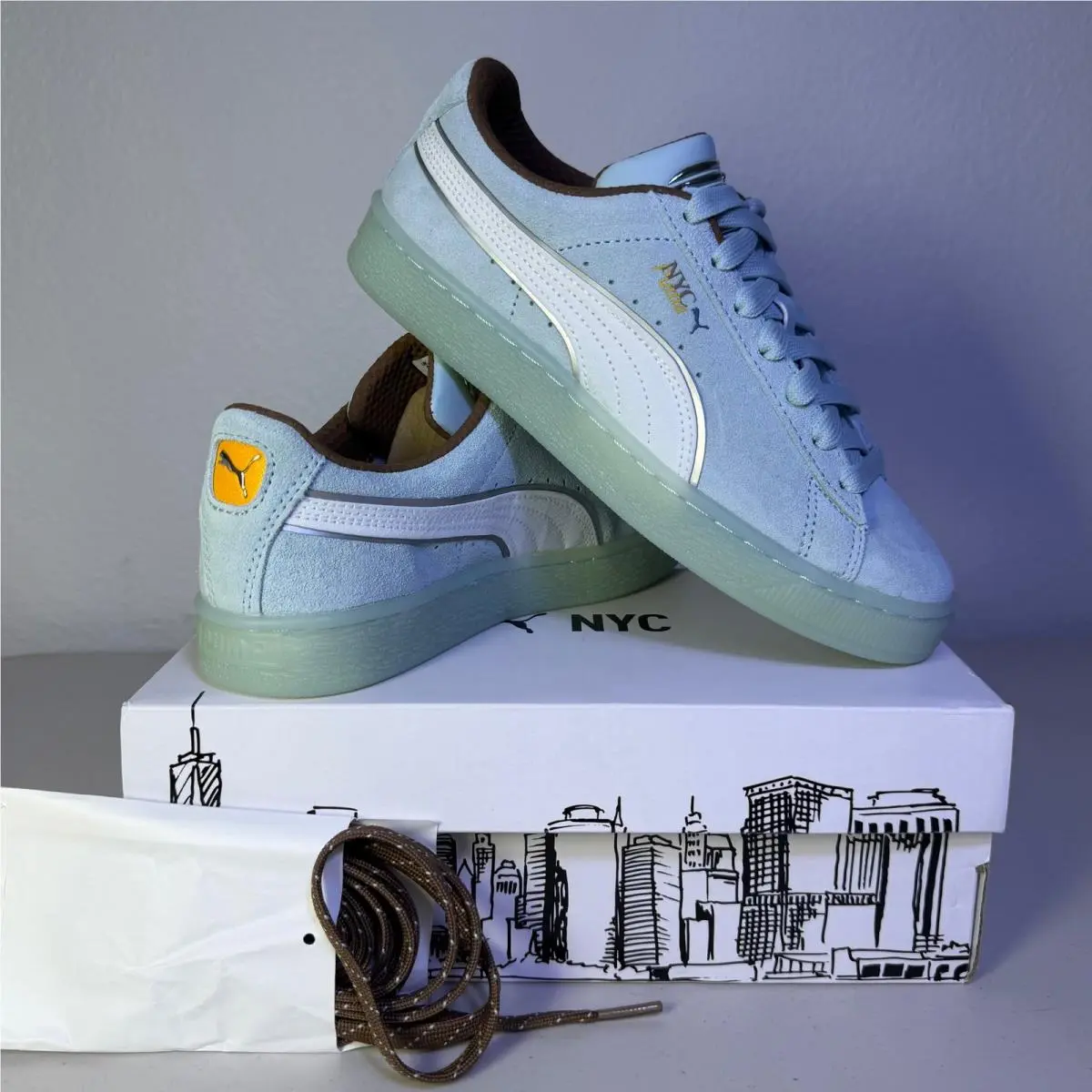 Puma shoes - PUMA Suede Run Along - Suede Run Along - Blue 0