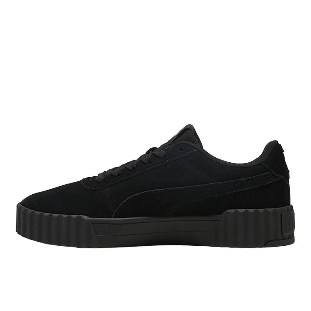 Puma shoes - PUMA Carina 3.0 Suede Lace Up - 40072101 - Black (UPC: 197673999790) 1