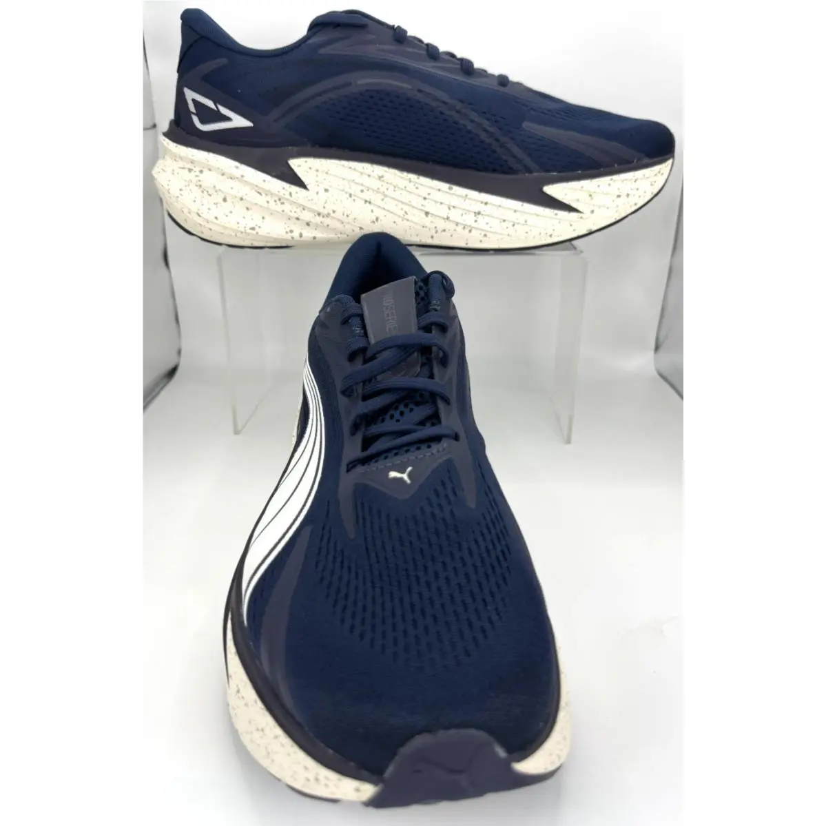 Maxima Pro Running Shoes Club Navy White Men Size 12 313313-29 by Puma
