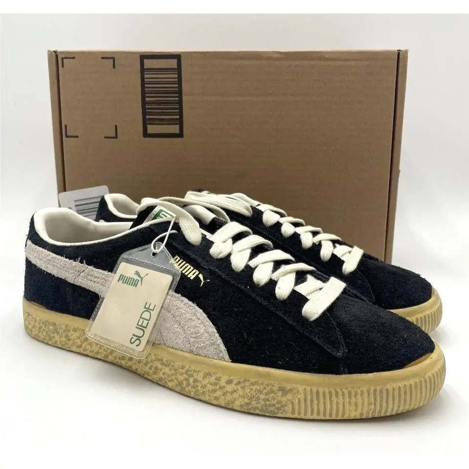 Select Vintage Suede Never Worn Men`s Low-top Sneaker Black US Size 10 by Puma