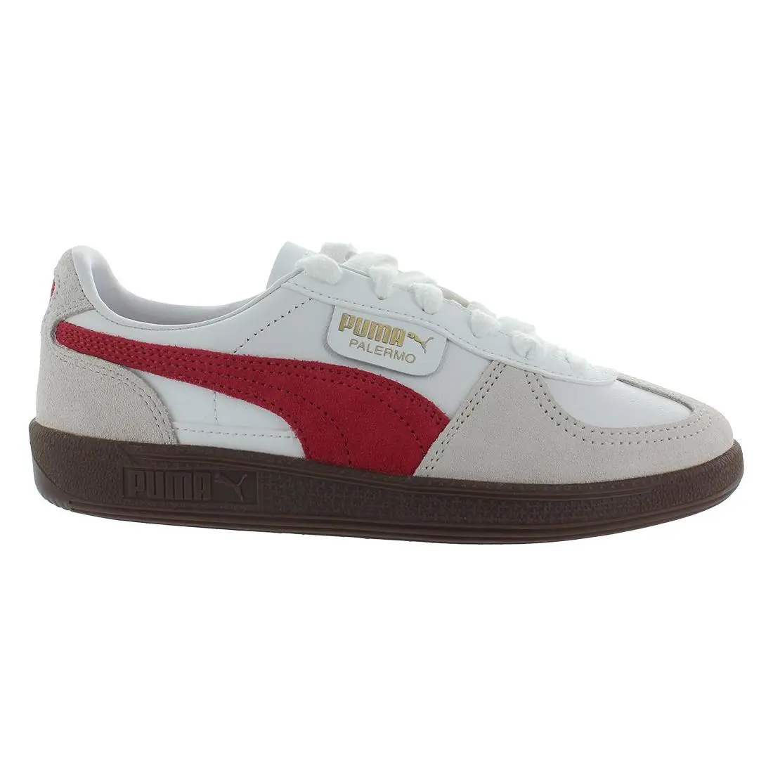 Puma Palermo Leather Womens Shoes Size 6 Color: White/vapor Gray