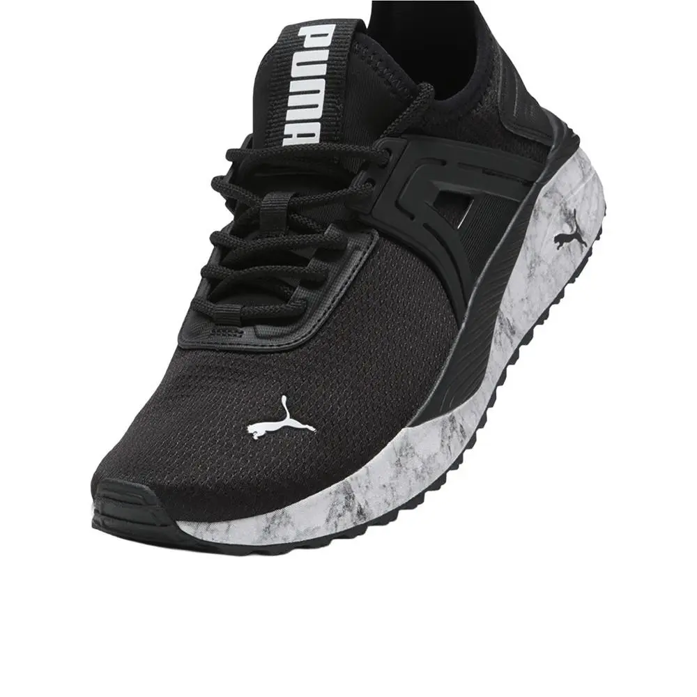 Puma shoes - PUMA Pacer 23 Marbleized Lace Up - 39626301 - Black (UPC: 196857915564) 4