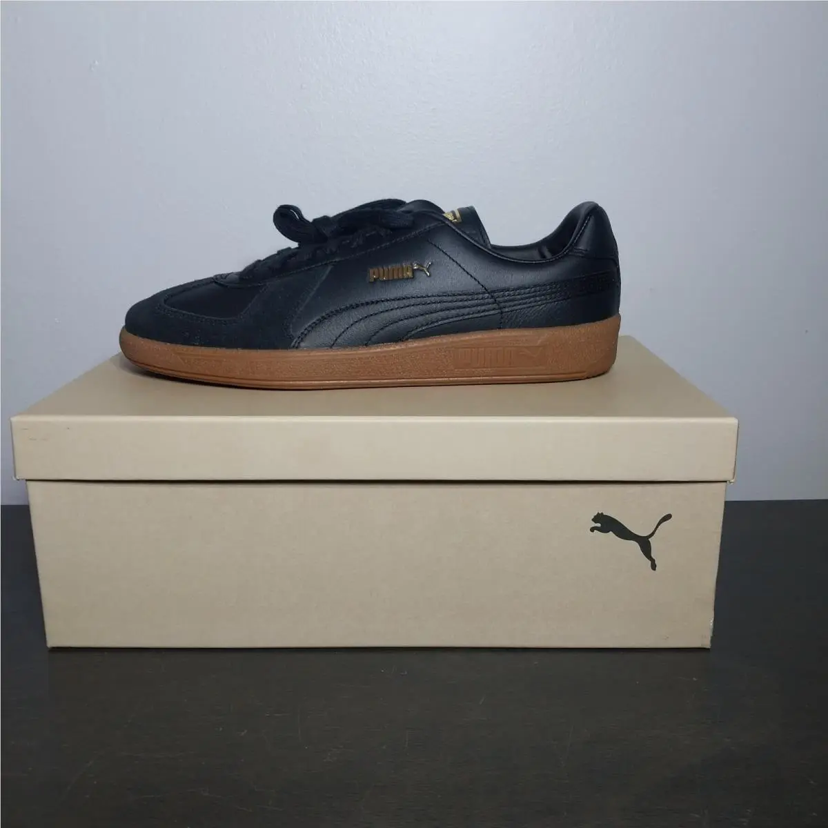 Club Abrasion Resistant Low Top German Army Trainers OG Black Size 10 by Puma