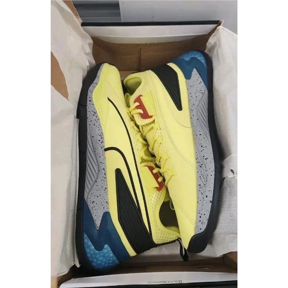 Puma shoes - Uproar Hybrid Court Thunder - Uproar Hybrid Court Thunder - 192979-03 - Yellow 4