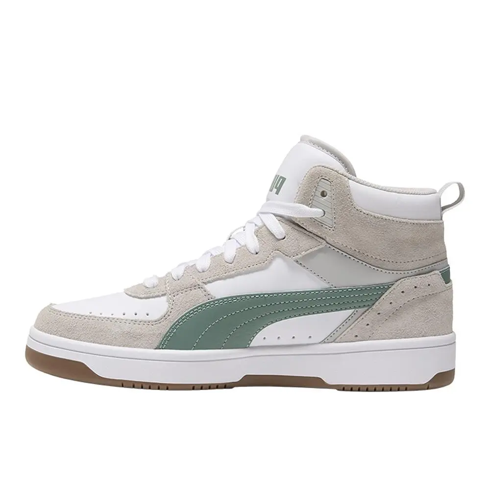 Puma shoes - PUMA Rebound Joy Suede Lace Up - 40529302 - Grey, White (UPC: 198555263008) 1
