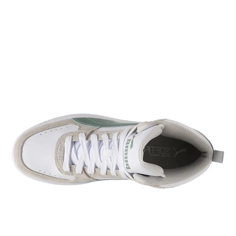 Puma shoes - PUMA Rebound Joy Suede Lace Up - 40529302 - Grey, White (UPC: 198555263008) 2
