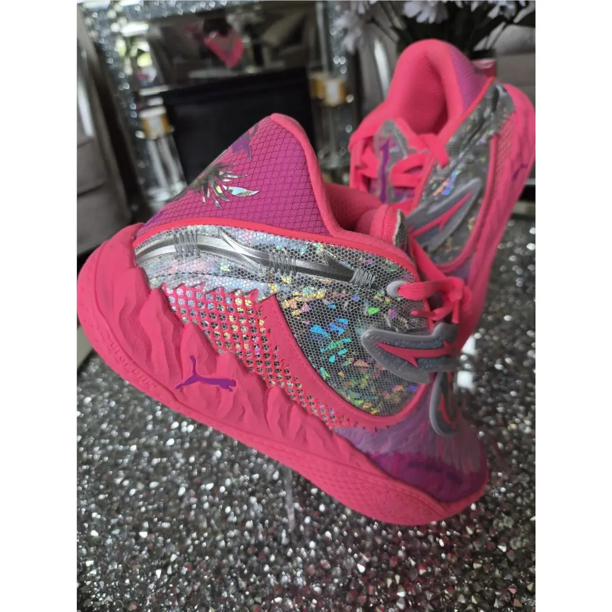 Puma shoes - PUMA MB .05 WORLD TOUR - Pink 1