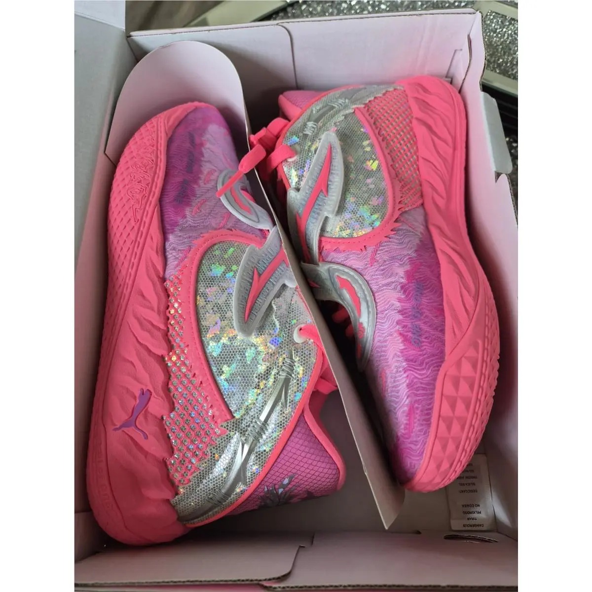 Puma shoes - PUMA MB .05 WORLD TOUR - Pink 6