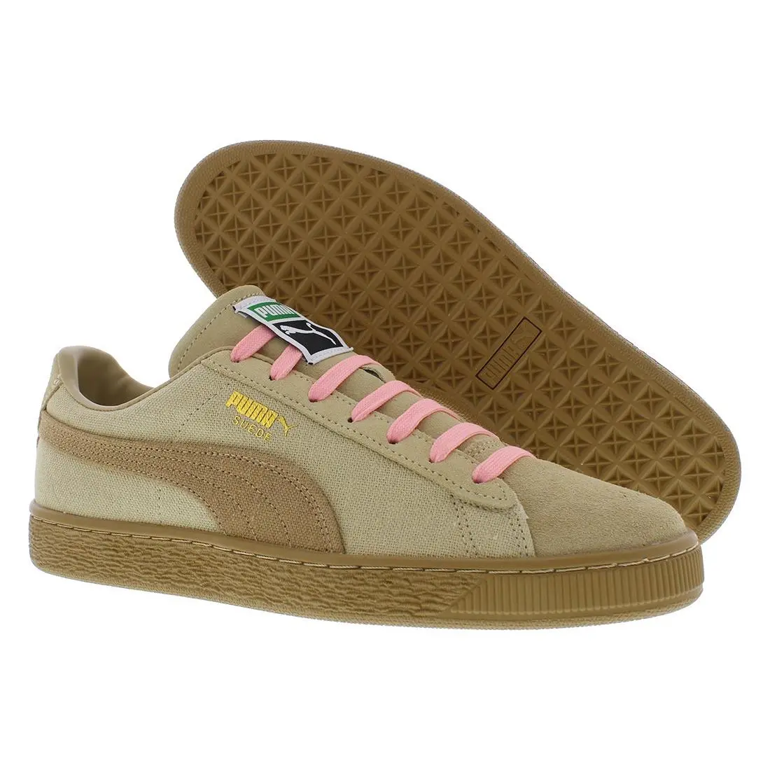 Hemp Suede Mens Shoes Size 11.5 Color: Toasted Almond/toasted/puma Gold by Puma