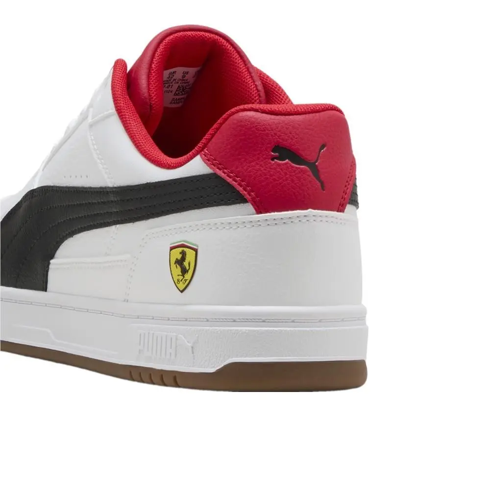 Puma shoes - PUMA Scuderia Ferrari Caven Iii Lace Up - 30919701 - White (UPC: 198556305912) 5