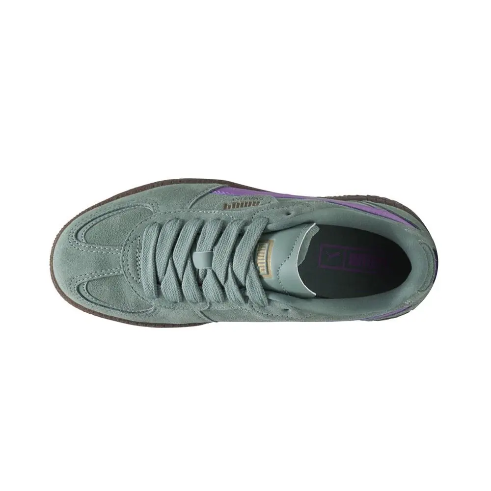 Puma shoes - PUMA Palermo Moda Xtra Gum Lace Up - 40032308 - Green (UPC: 197673445907) 2