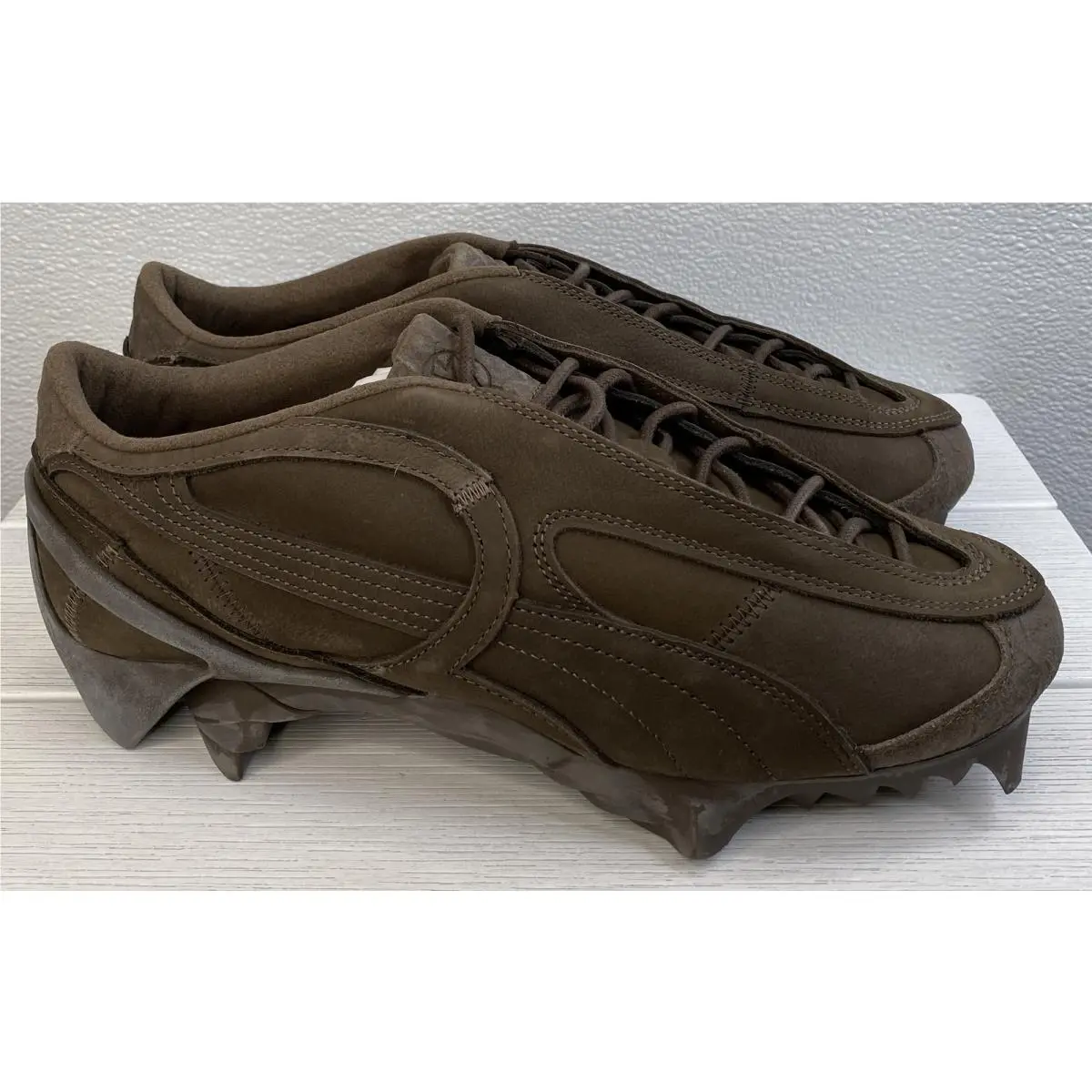 No Faith Studios x  Beisser Mens Size 10.5 Chocolate Nubuck Leather Sneakers by Puma