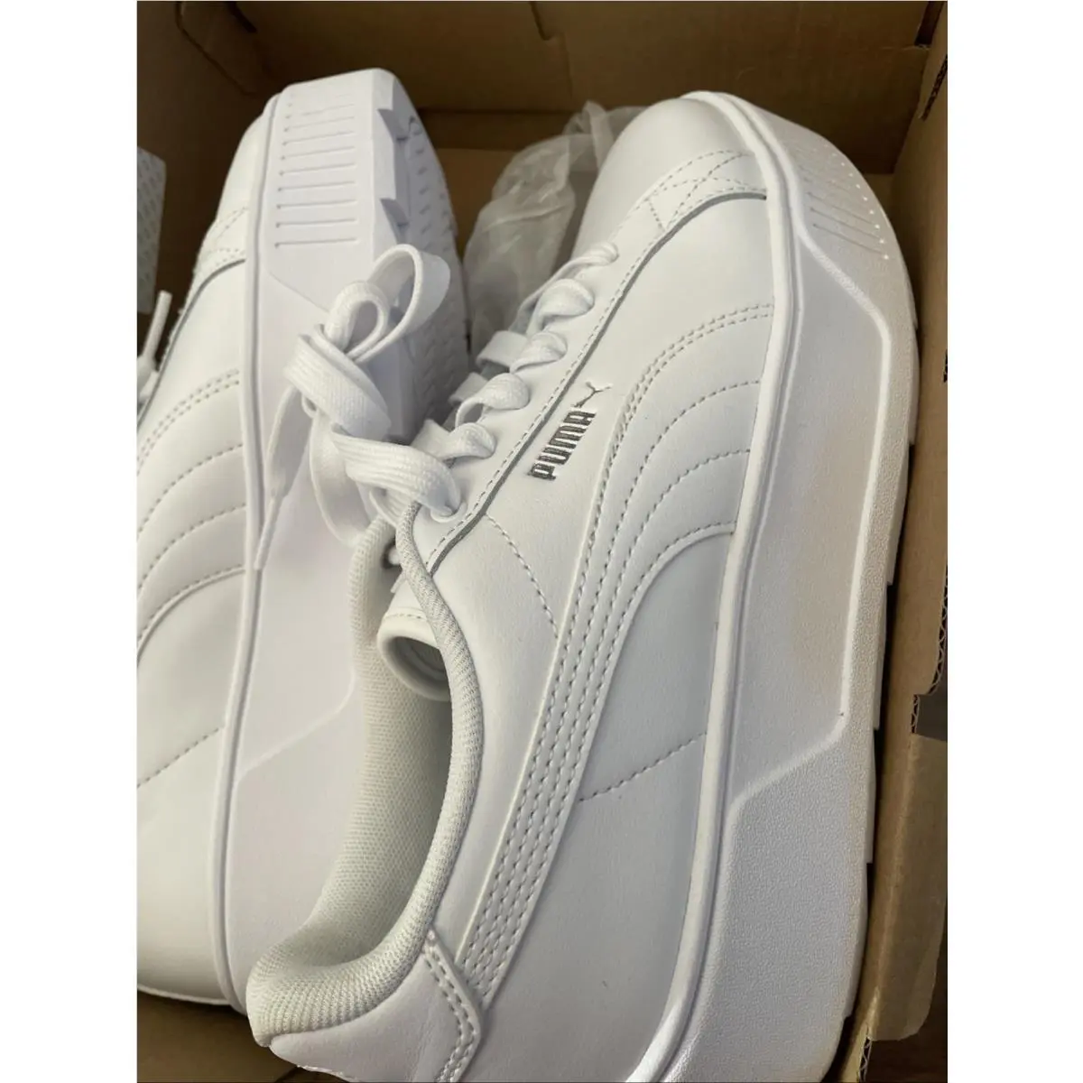 Puma shoes - Puma Karmen L Platform - Karmen Platform - 38461501 - White 1