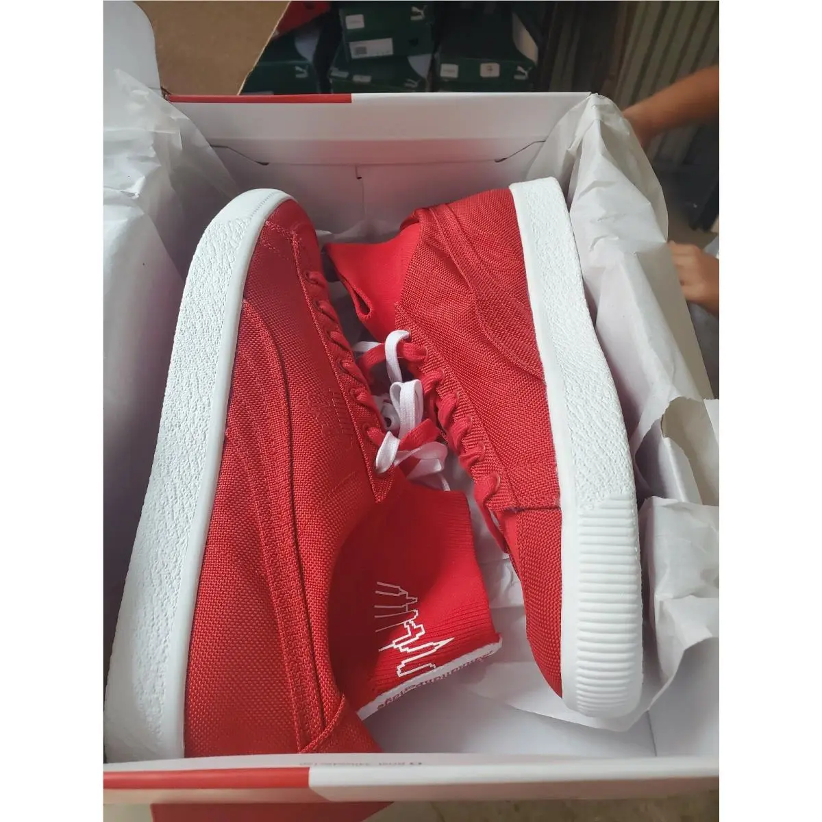 Puma shoes - PUMA Clyde - Clyde - High Risk Red 5