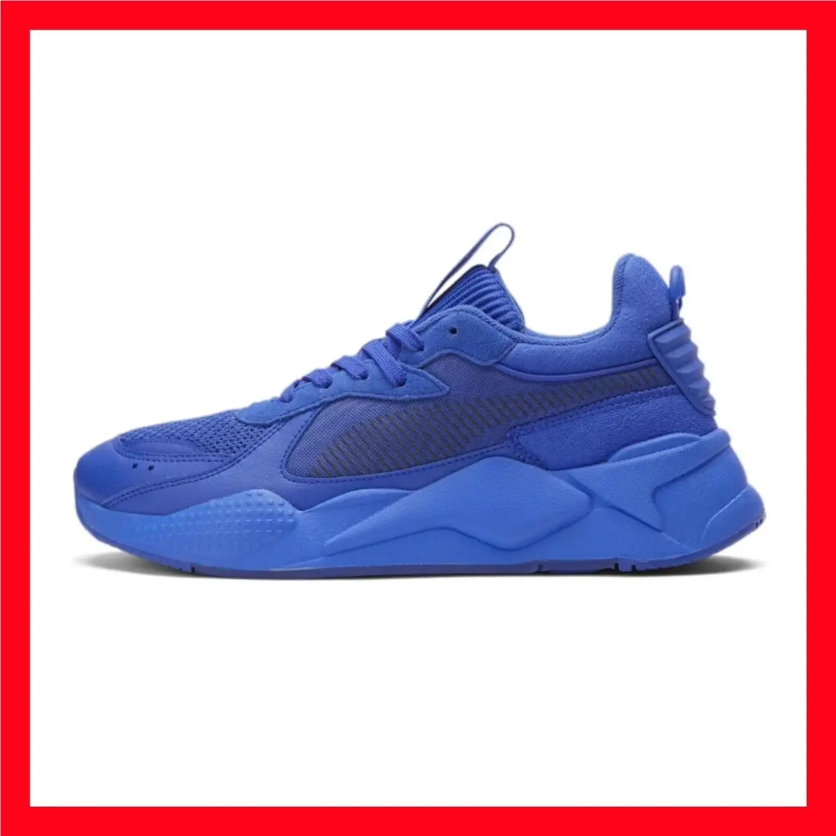 Puma Rsx Mono Sapphire Blue Running Shoes Sneakers 393487-02 Mens Size 10.5