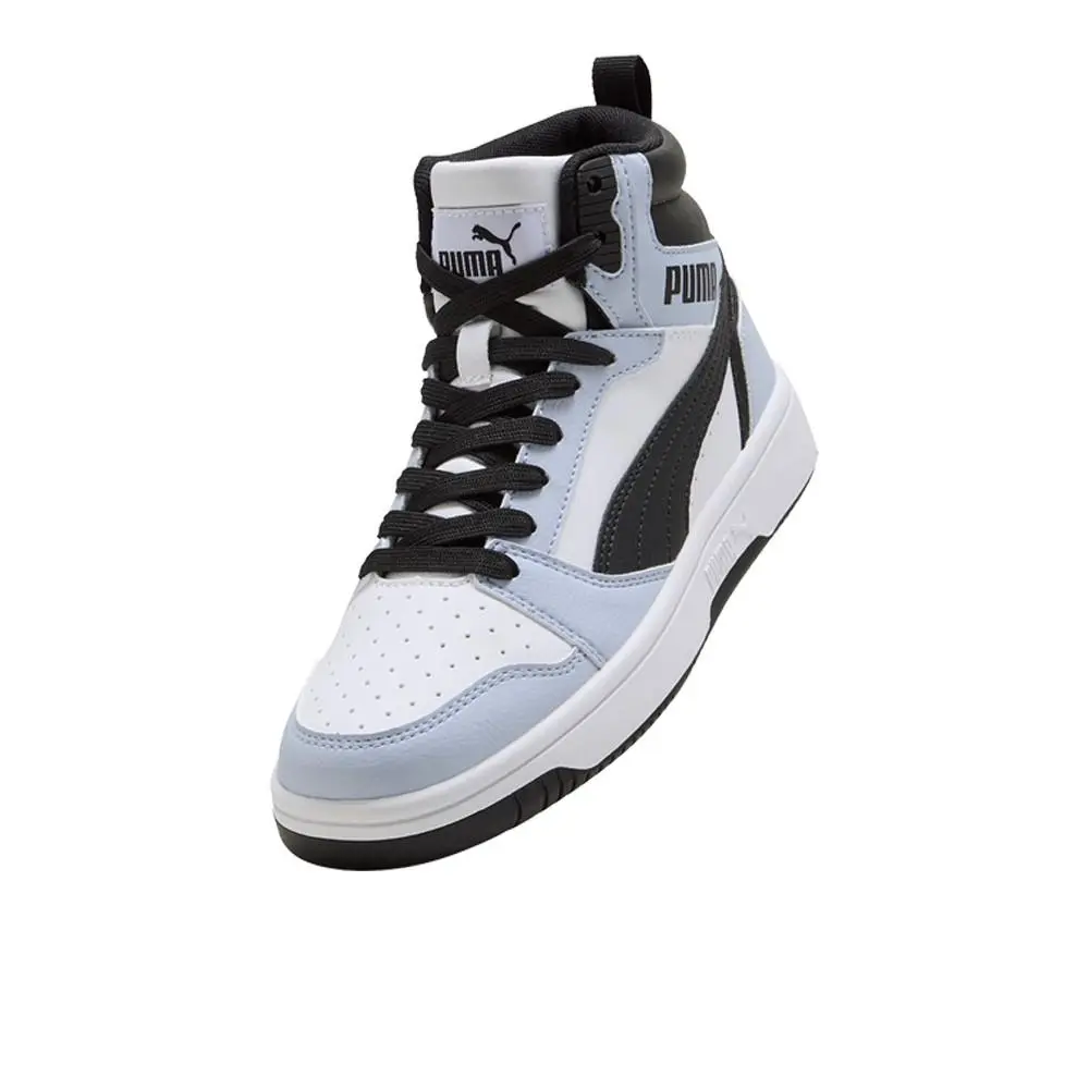 Puma shoes - PUMA Rebound V6 Mid High Top  Youth - 39383142 - White (UPC: 198556532455) 4