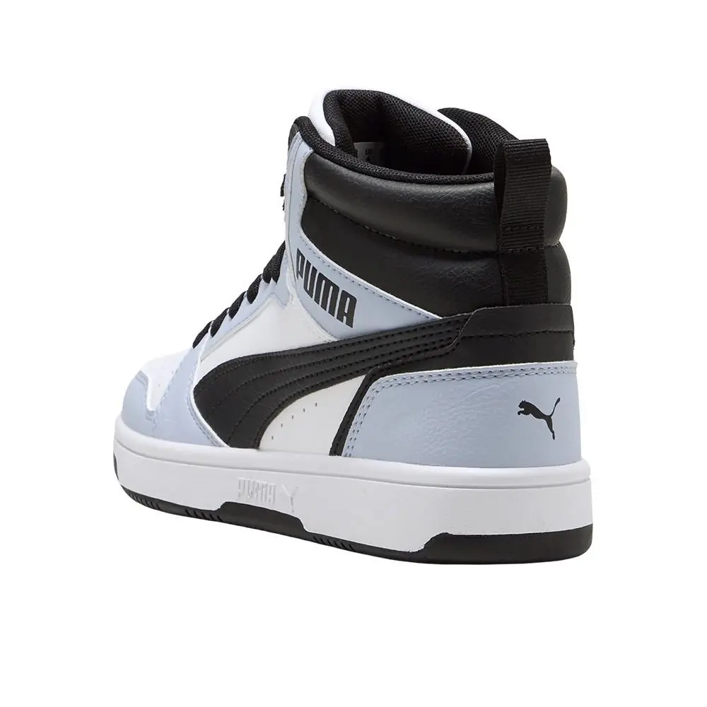 Puma shoes - PUMA Rebound V6 Mid High Top  Youth - 39383142 - White (UPC: 198556532455) 5