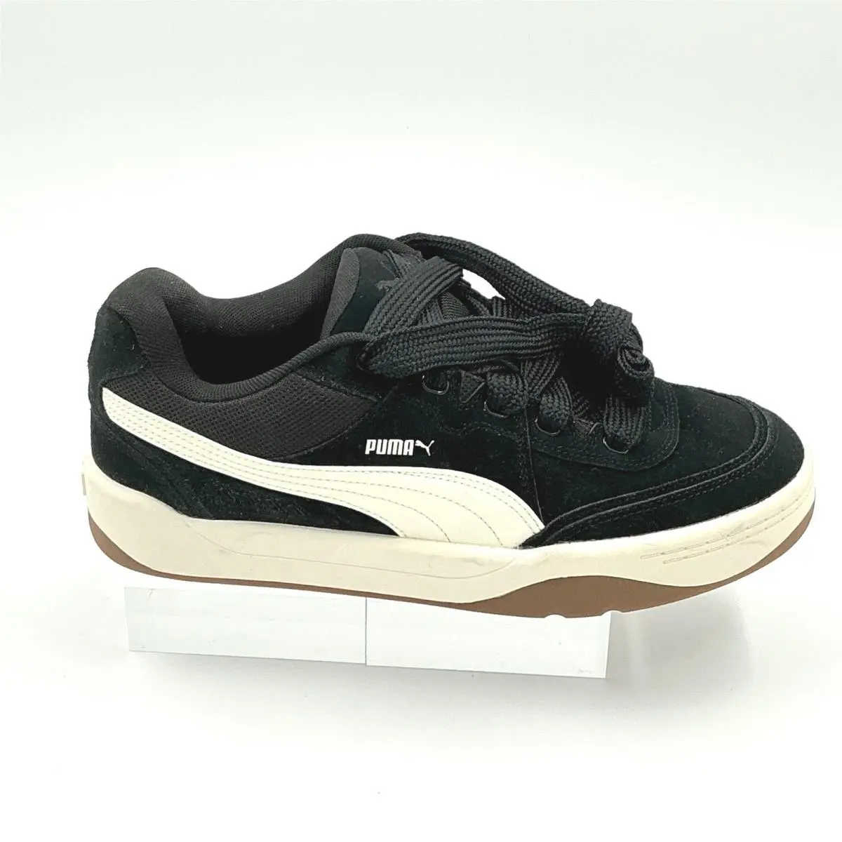 Mens Size 10 Sneaker Black Suede Chunky Lace 180 by Puma