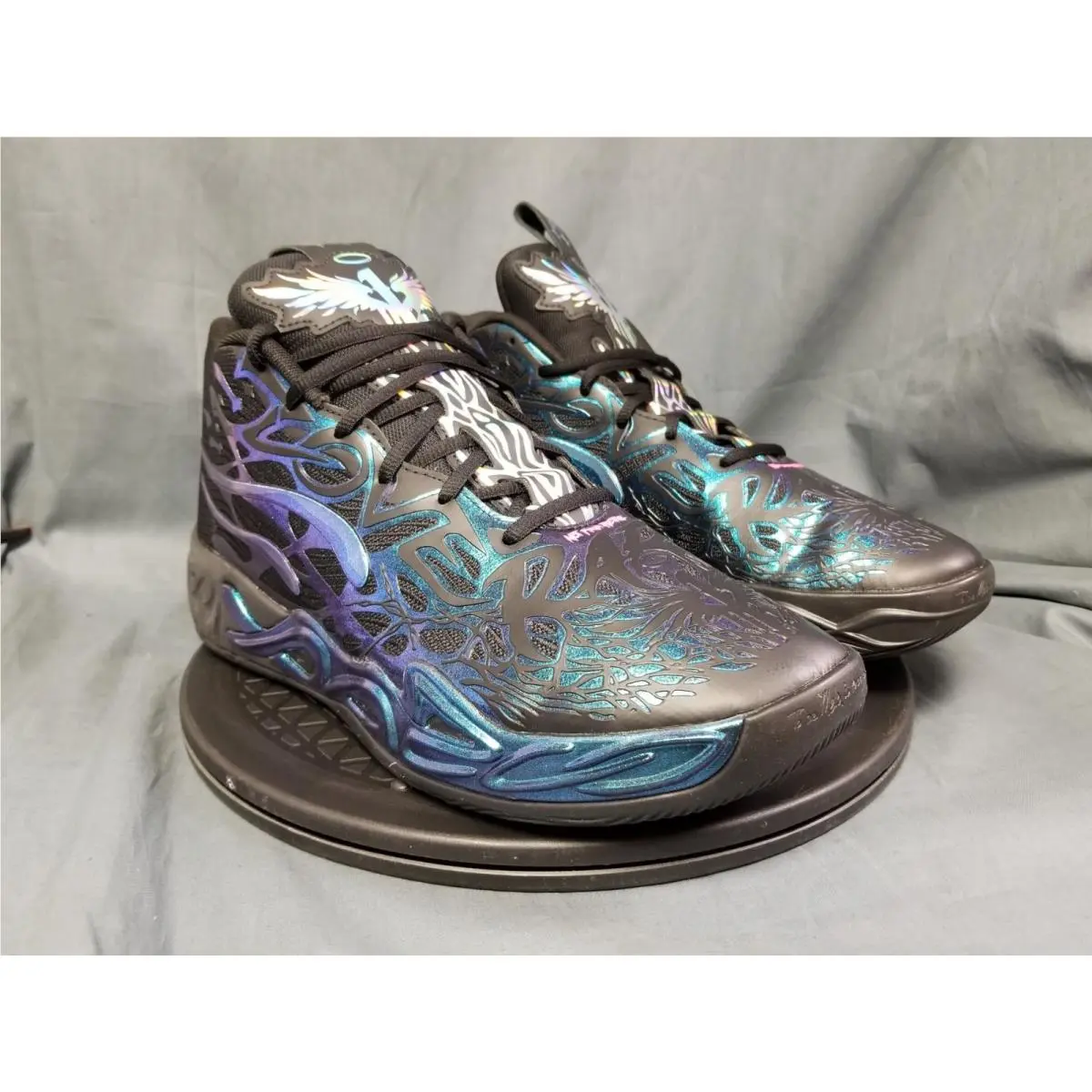Puma shoes - Puma LaMelo - LaMelo - 311316 01 - Black & Blue (UPC: 197673009123) 8