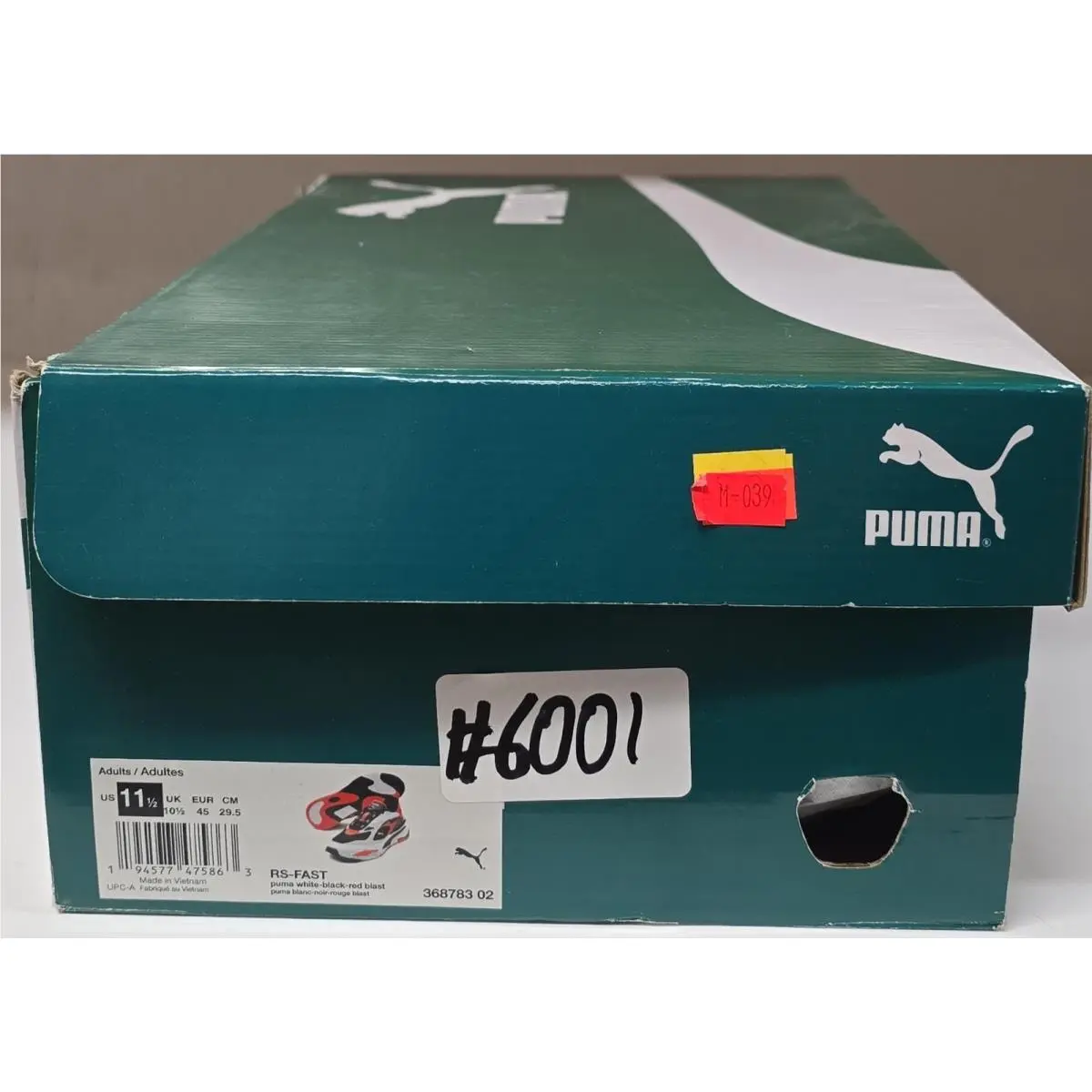 Puma shoes - PUMA RS-Fast - 368783-02 - White 5