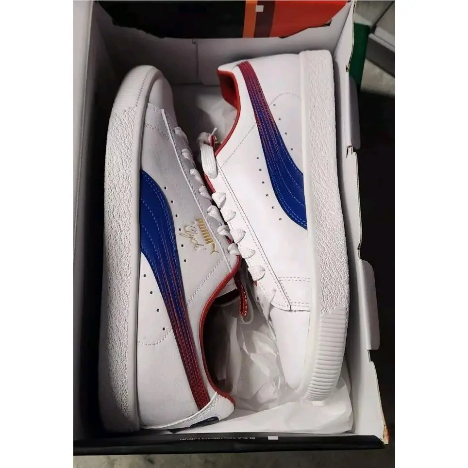 Puma shoes - PUMA Clyde - Clyde - 382984 01 - White 4