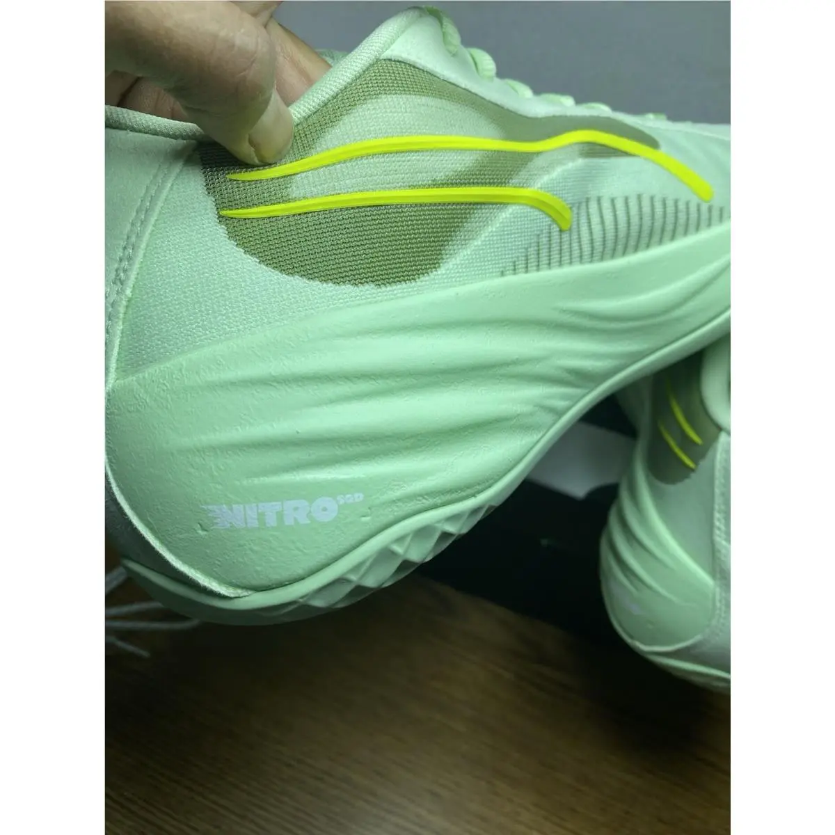 Puma shoes - PUMA All-Pro Nitro - Nitro - 379079-09 - Green, Manufacturer: Fresh Mint/Olive Green 3