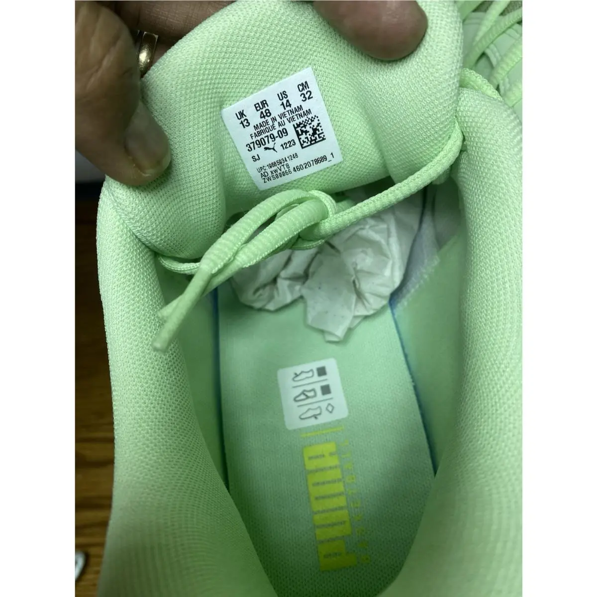 Puma shoes - PUMA All-Pro Nitro - Nitro - 379079-09 - Green, Manufacturer: Fresh Mint/Olive Green 6
