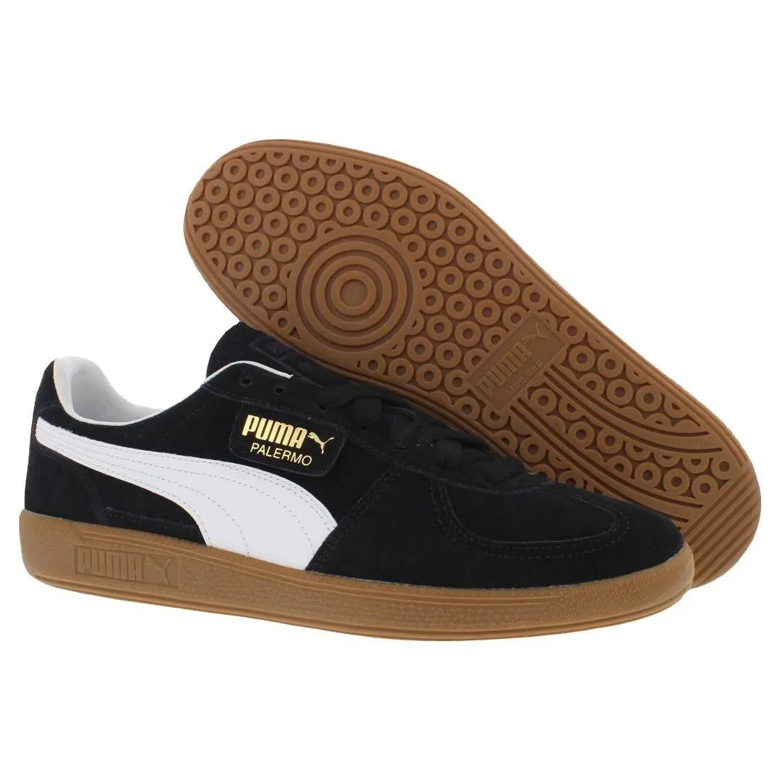 Palermo Mens Shoes Size 10.5 Color: Black/white by Puma