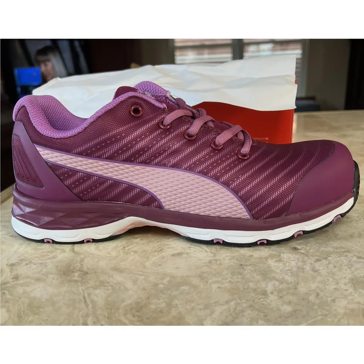 Women’s  Spectra Steel Toed Shoes Size 9 Berry by Puma