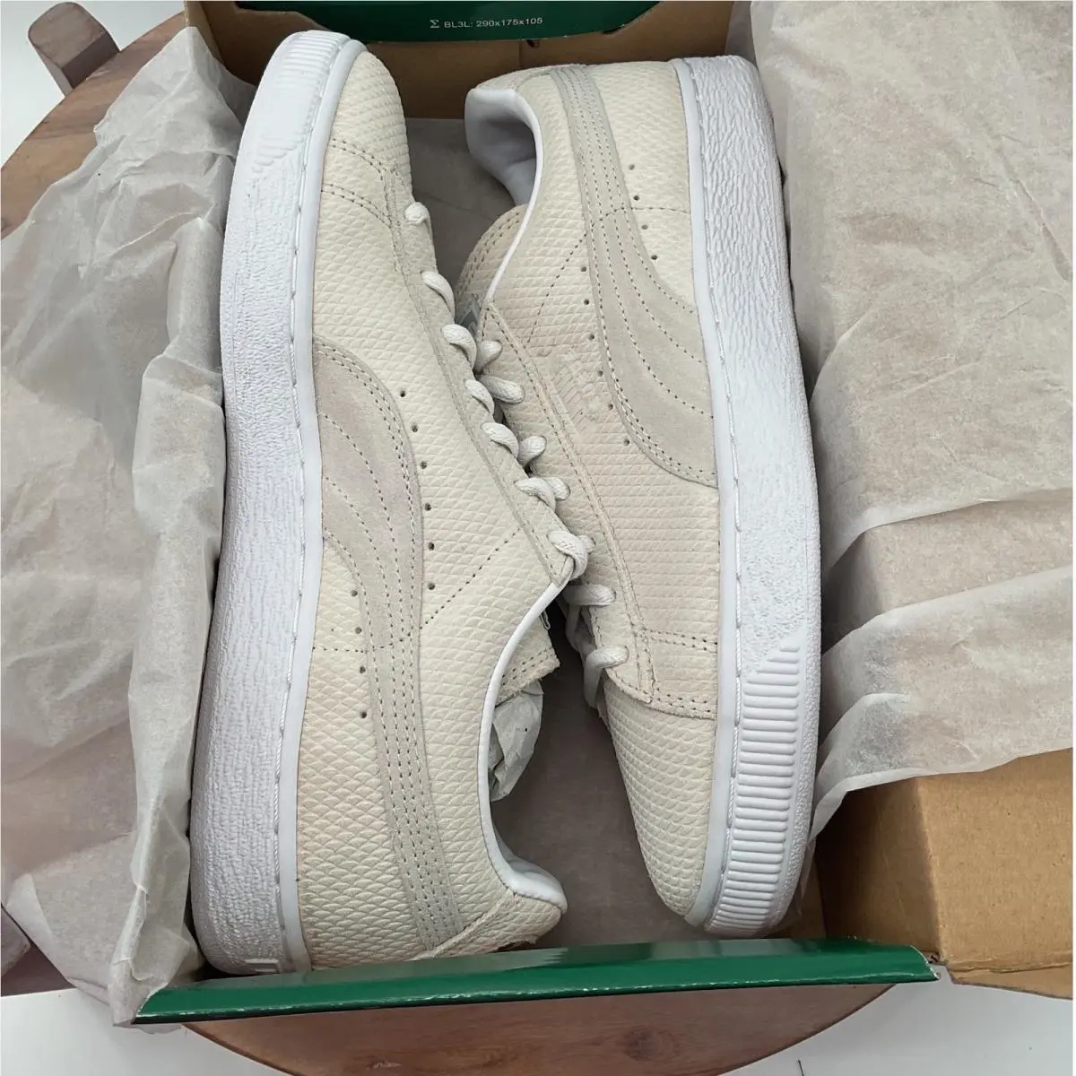 Puma shoes - Puma Suede Emboss - Suede Emboss - Ivory 1