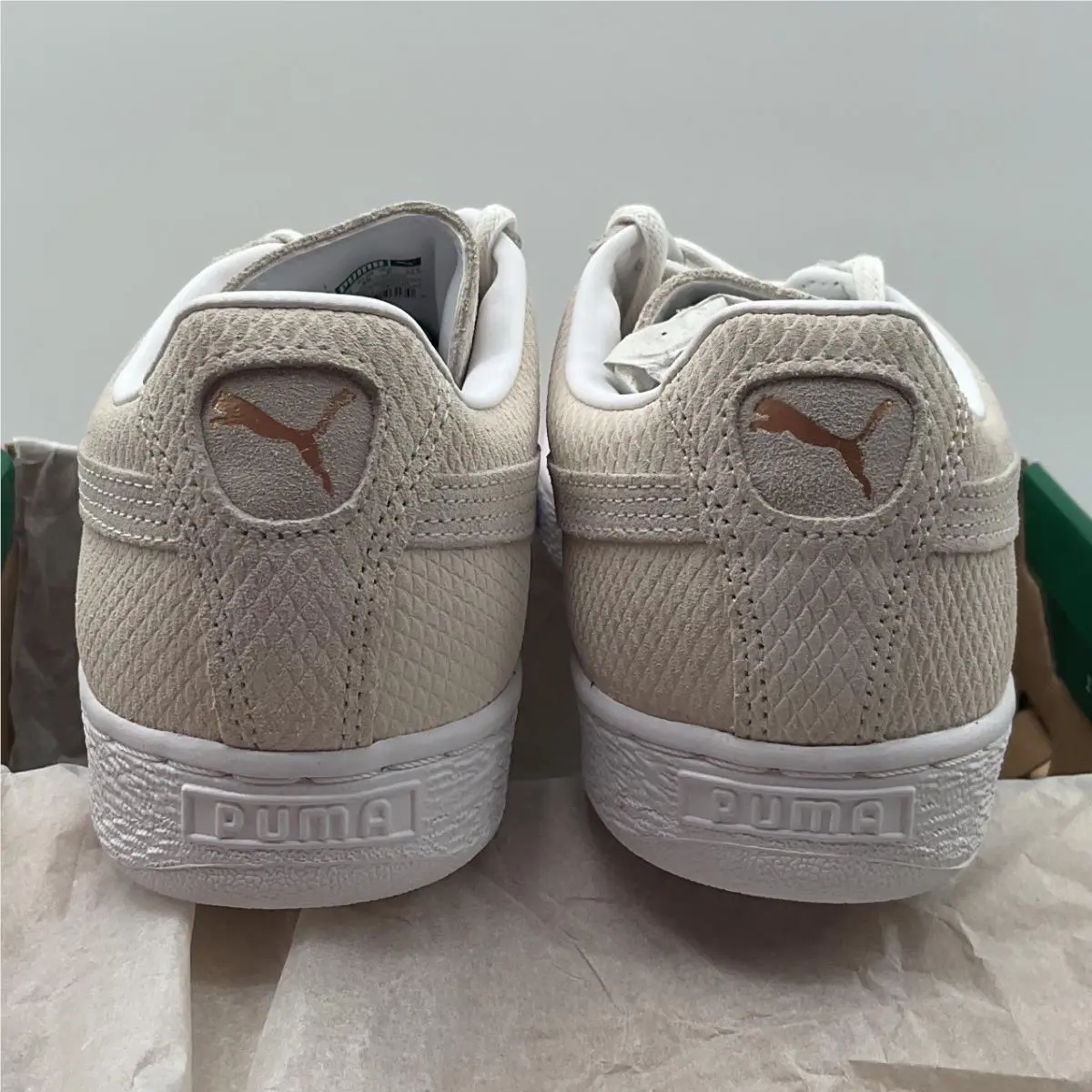 Puma shoes - Puma Suede Emboss - Suede Emboss - Ivory 4