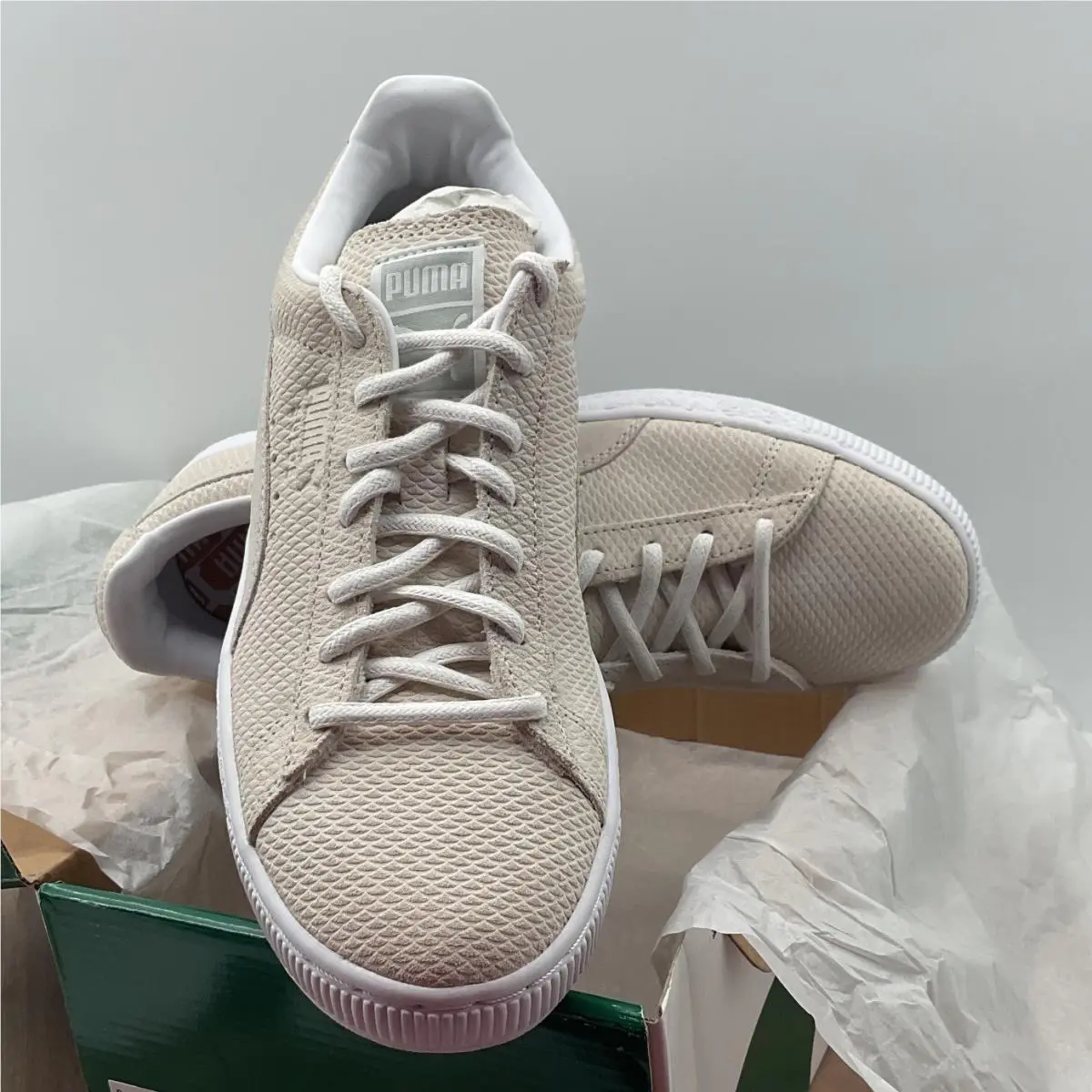 Puma shoes - Puma Suede Emboss - Suede Emboss - Ivory 0