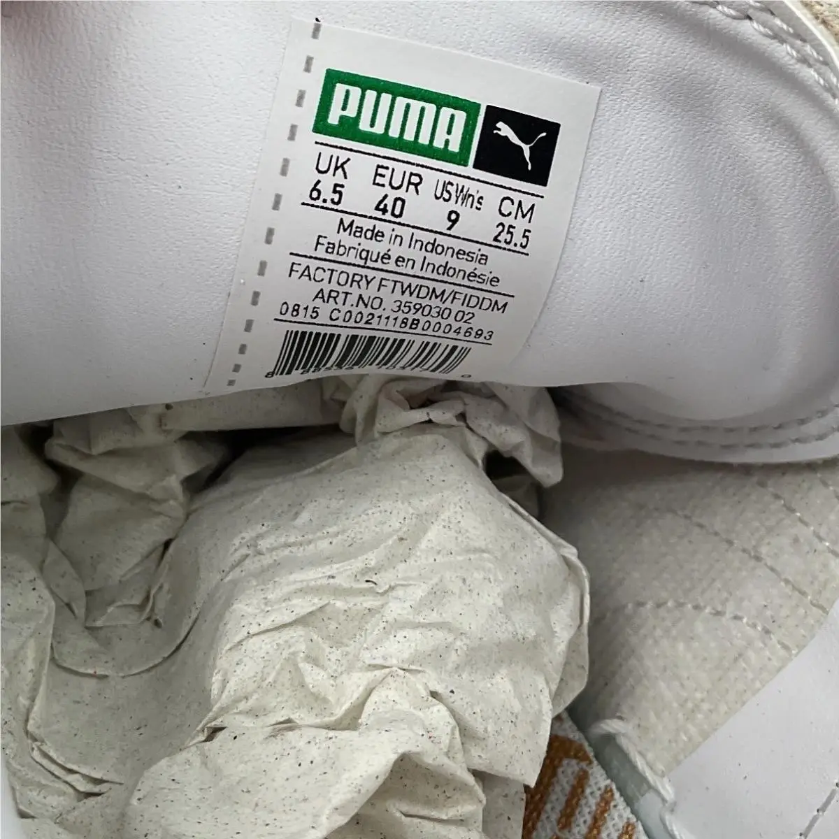 Puma shoes - Puma Suede Emboss - Suede Emboss - Ivory 7