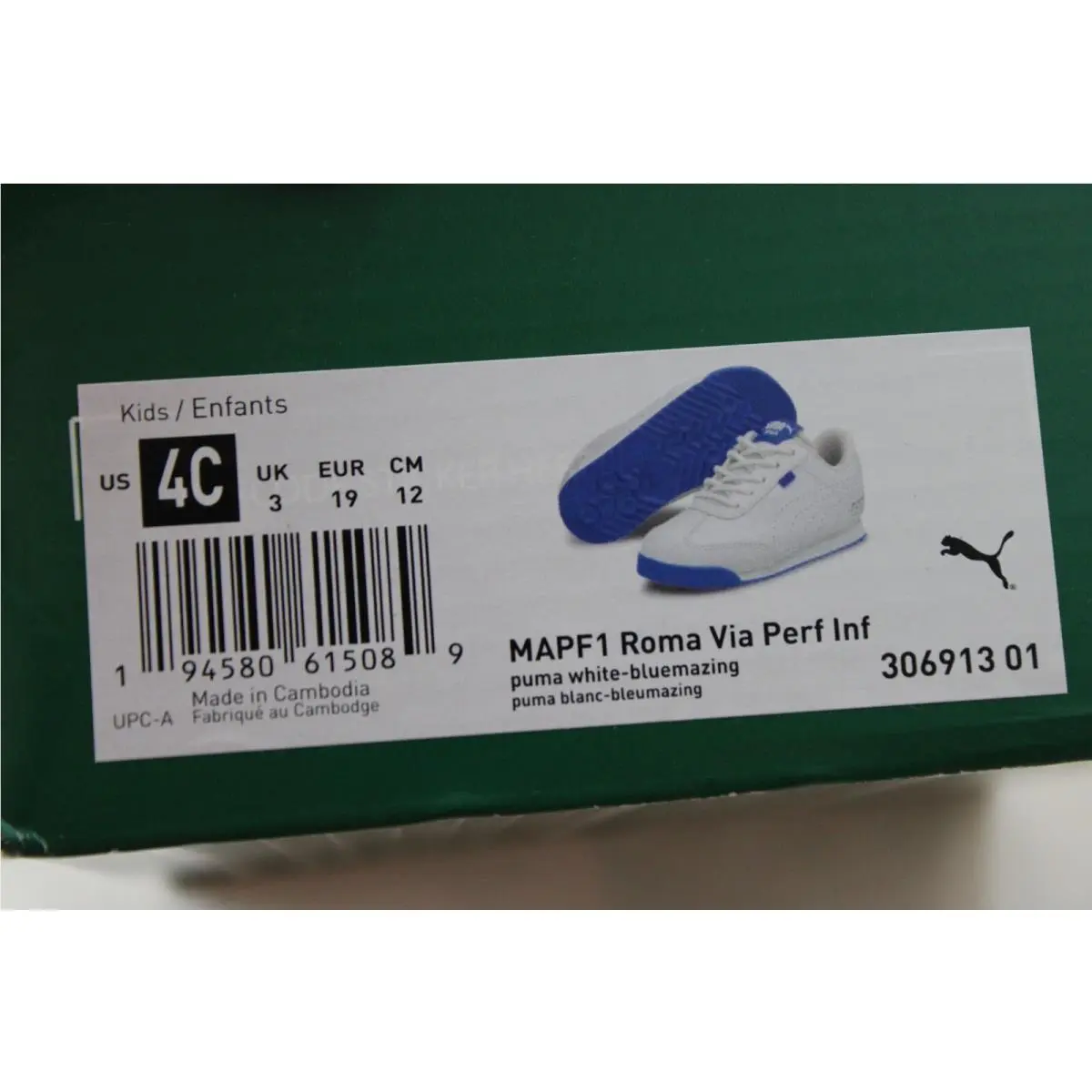 Puma shoes - Puma Roma Mercedes Formula 1 - 306913-01 - White (UPC: 194580615089) 13