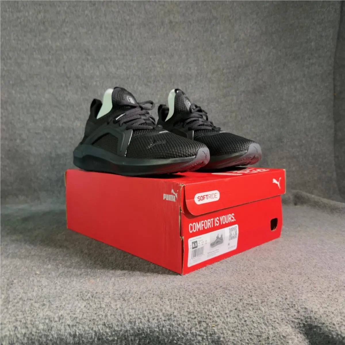 Softride Enzo 5 Wns Shoes Womens Size 8.5 Black Running Sneakers 311213-12 by Puma