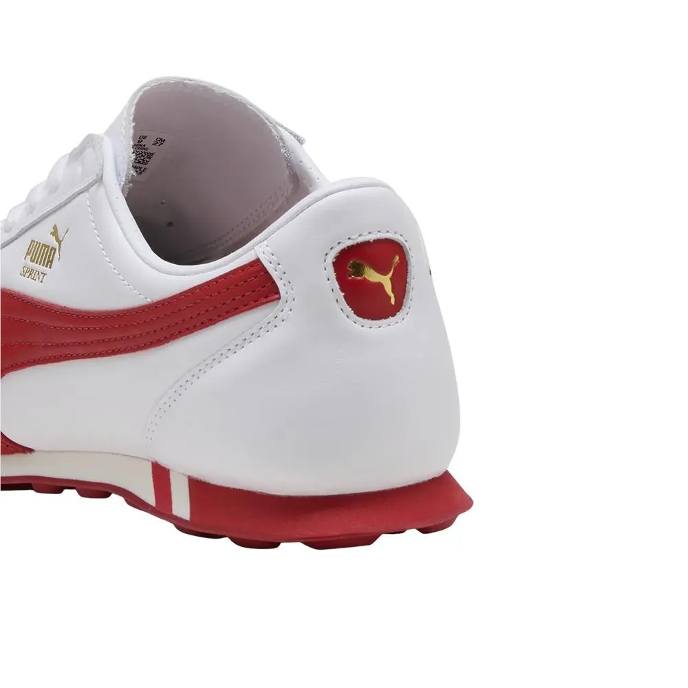 Puma shoes - PUMA Sprint Lace Up - Sprint Lace - 40296010 - Red, White (UPC: 198556887586) 5