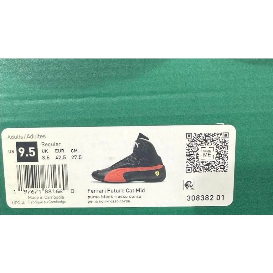 Puma shoes - Puma Scuderia Ferrari Future Cat - Black 8