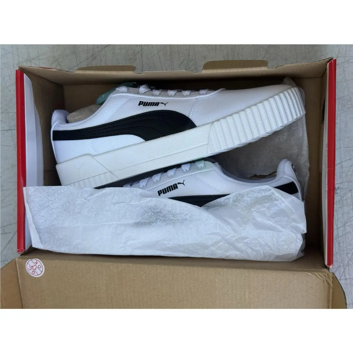 Puma shoes - Puma Cv - 368669-01 - White Black 2