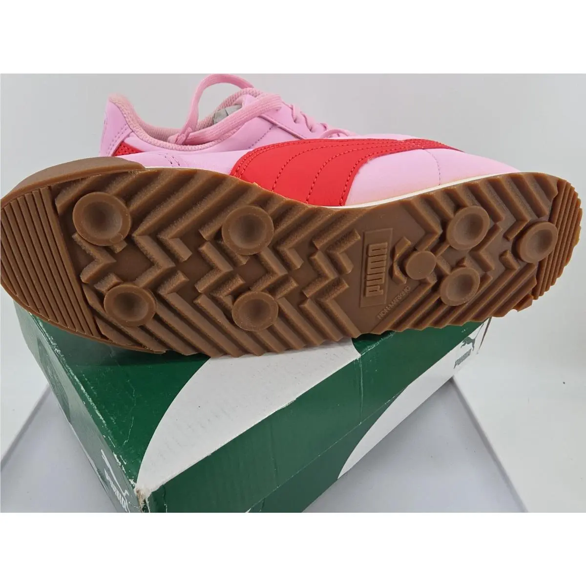 Puma shoes - Puma Roma Basic Summer Jr - 359841-32 - pink and red 7
