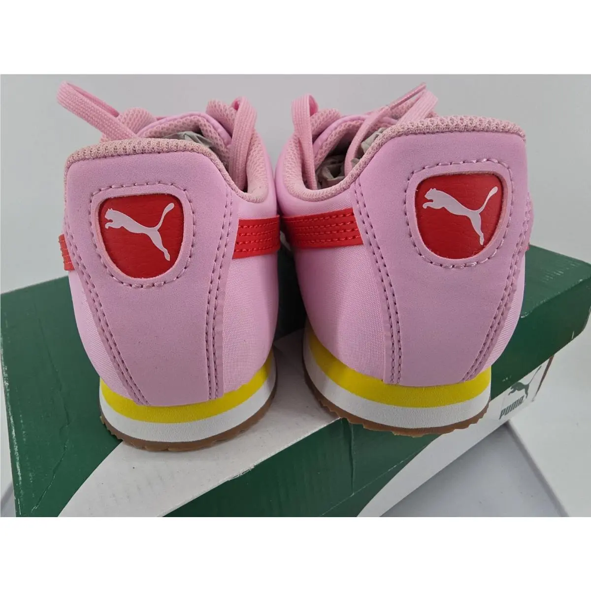Puma shoes - Puma Roma Basic Summer Jr - 359841-32 - pink and red 1