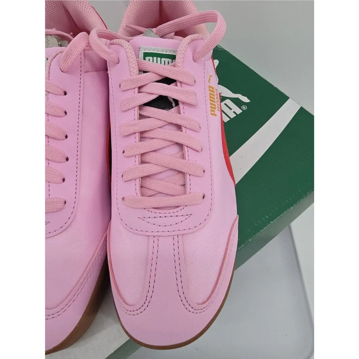 Puma shoes - Puma Roma Basic Summer Jr - 359841-32 - pink and red 4