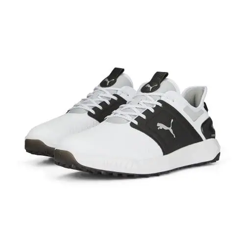 Men`s Ignite Elevate Wide Shoes White/black Size - 37634906-WHITE/BLK-8 by Puma