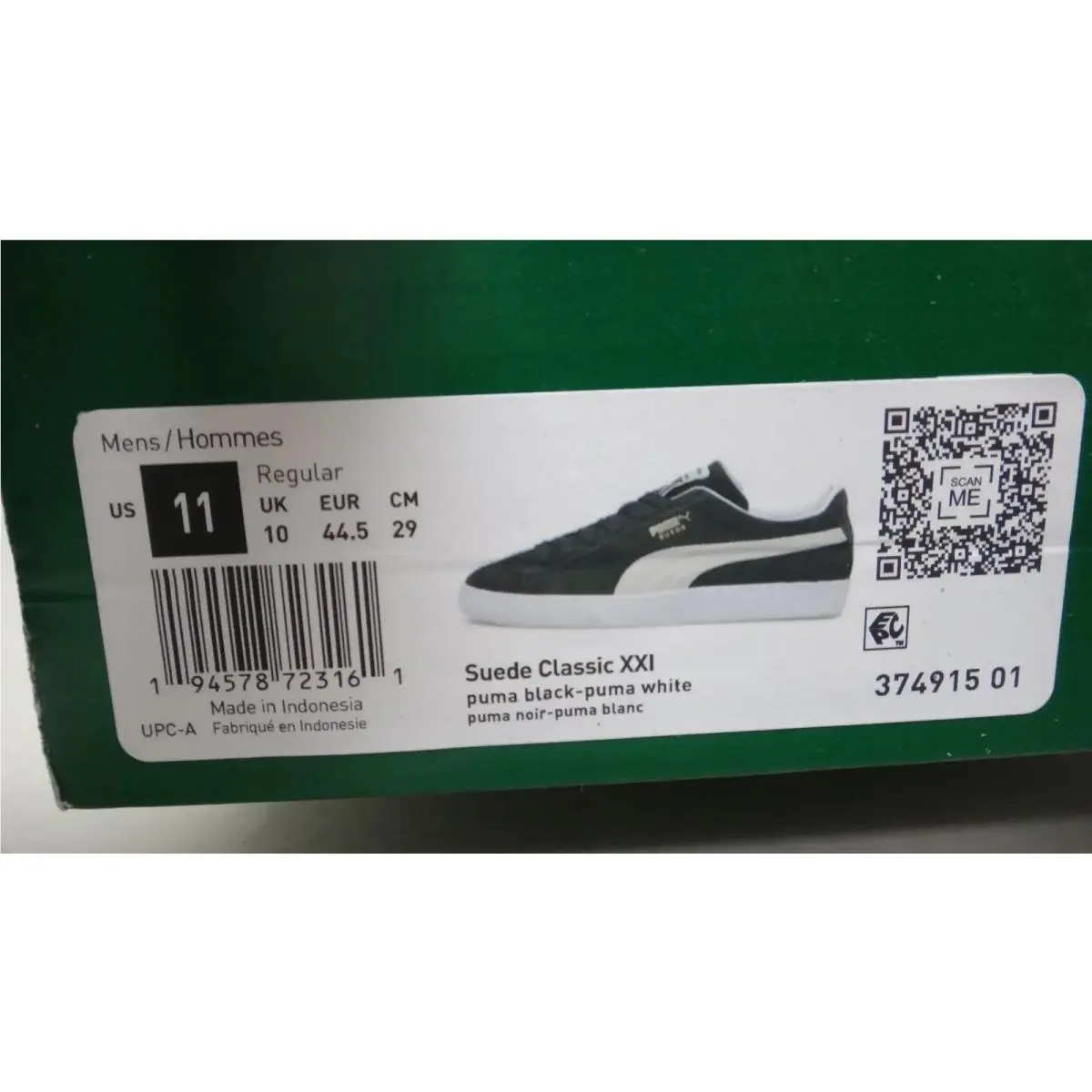 Puma shoes - PUMA Suede Classic XXI - Suede Classic XXI - Black 1