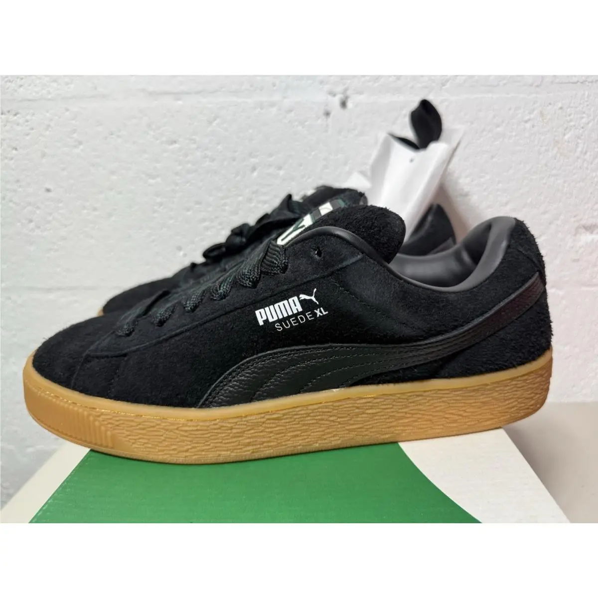 Suede XL Flecked Lace Up Black Sneakers Casual Shoes 39809401 Men`s US 11.5 by Puma